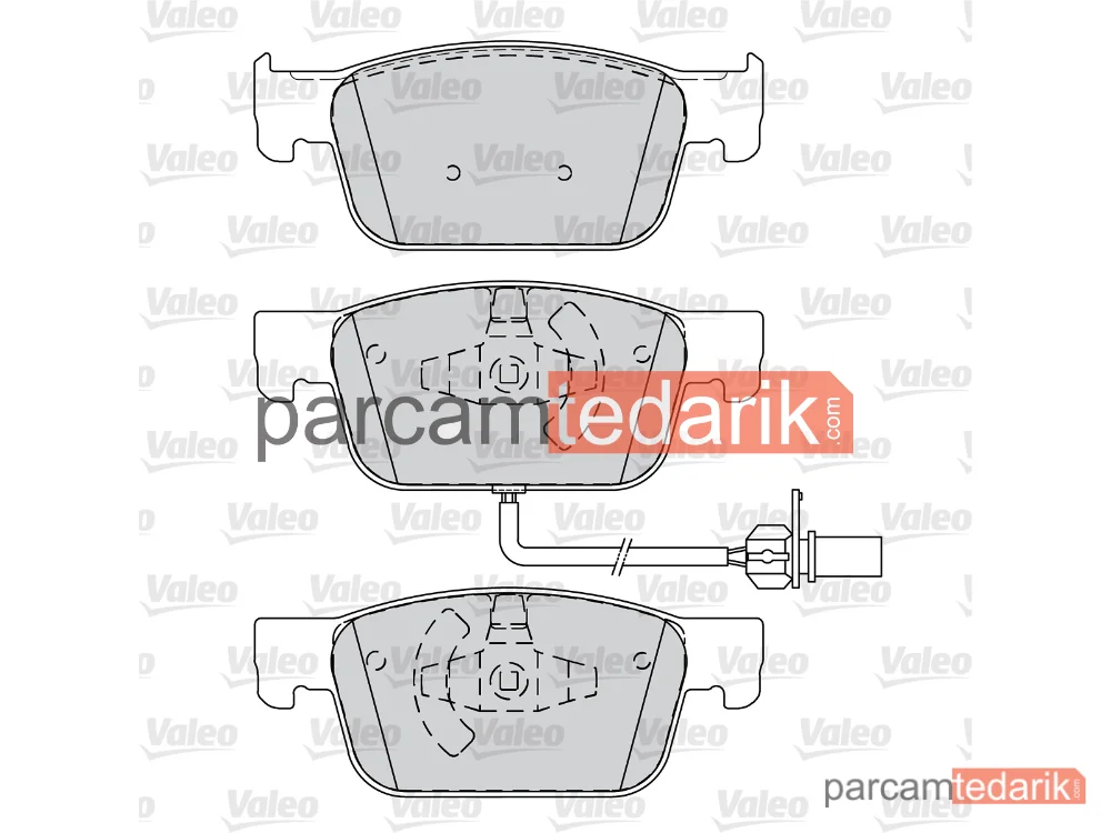 VALEO 670585 | Fren Balatası — Audi A4 B9, Audi A5, Audi A4 Allroad B9